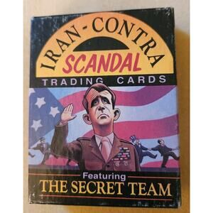 1988 Iran-Contra Scandal Trading Cards "The Secret Team" 36 Cards (Complete)
